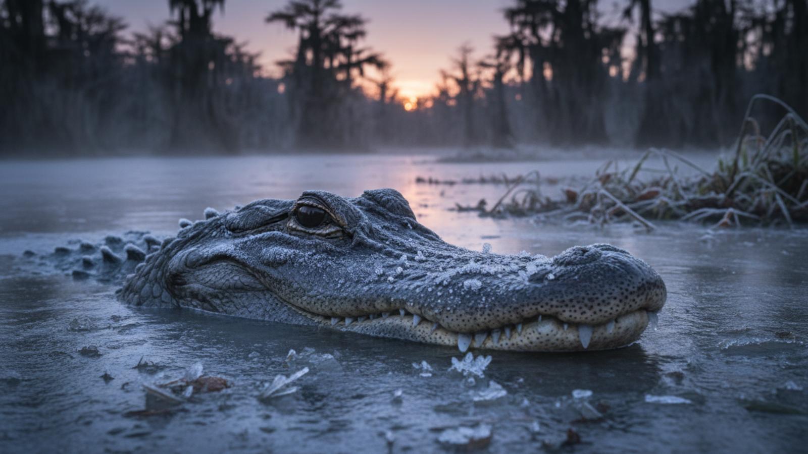 How Alligators Survive While Frozen: One of Nature’s Strangest Winter Survival Tricks